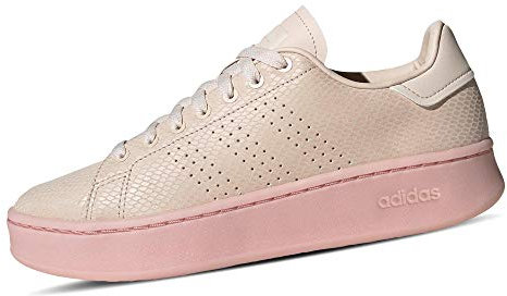 Adidas Damen Advantage Bold Tennisschuh, Leinen/Leinen/ROSA Geist, 40 EU