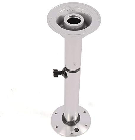 Tischbein Höhenverstellbar, Aluminium Tischfuß Tischgestell für Boot Wohnmobil Caravan Tisch Einstellbar 55cm - 70 cm