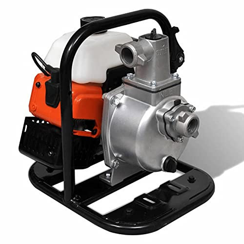 Atlojoys Pompe à Eau Thermique 2 Temps 1,2 KW 0,95 L l Pompe de Jardin pour Eau Claire