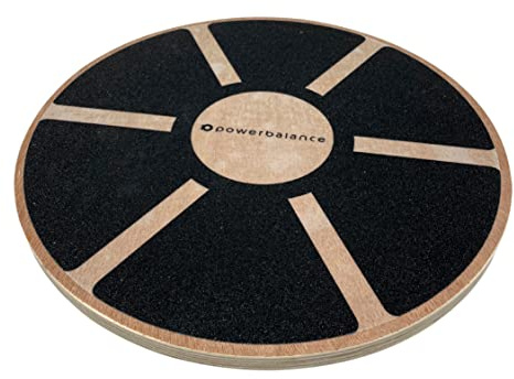 RPM Power Balance Wobble Board – Massivholz-Balance-Board für Konzentriertes Kerntraining, Bein- und Oberkörperstärkung - (Wackelbrett - Classic)