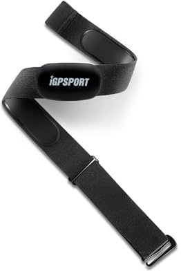 iGPSPORT HR40 Herzfrequenzmesser Pulsmesser Armband, Brustgurt Pulsmesser zur Aufzeichnung von Herzfrequenzwerten, ANT+ & Bluetooth HRM Messung IP67 Wasserdicht Herzfrequenzmesser (HR40)