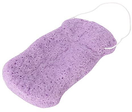 Esponja Konjac, Esponja para bebé para Bañarse Esponjas Corporales para Ducha Tipo de Onda Larga Cuerpo de Gran Tamaño Lavado Konjac Flutter Facial Esponjas para el (Ondas largas