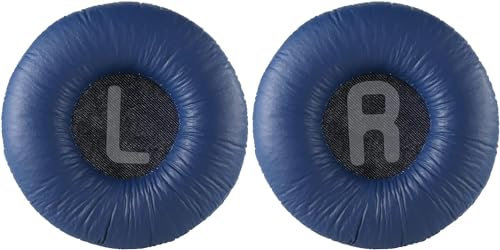 Yizhet Cuscinetti Cuffie Compatibile con JBL T510BT T500BT T450BT T450 JR300BT & JBL Tune 510BT 500BT 450BT 520BT 310BT Padiglioni Cuffie di Ricambio in PU e Spugna, Blu