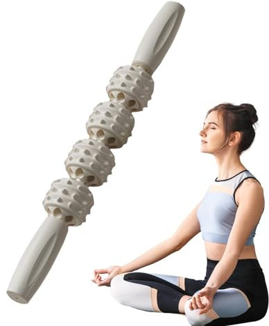 FANGZ Leg Rollers for Muscles, Rolling Pin Massage Roller for Muscle, Leg Massage Tool, Multifunctional Back Muscle Massager for Athletes, Women, Men, Kids, Boys, Girls