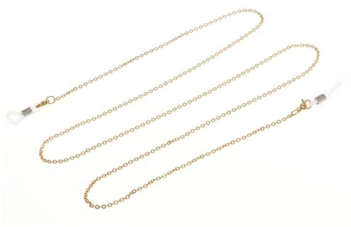 SAFIGLE Brillenkette Aus Edelstahl 31 Zoll Für Damen Modische Sonnenbrillenkette Mit Gummienden