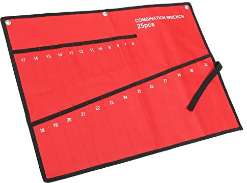 UKCOCO Bolsa de Herramientas para Electricistas 25 Ranuras, de Tela Oxford Resistente, Diseño Funcional y Cierre Seguro para Uso en Proyectos DIY