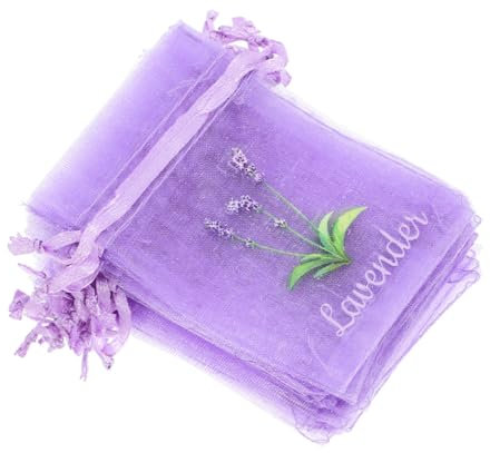 Alipis 50stücke Netzbeutel Mit Kordelzug Für Lavendel Leere Duftsäckchen Aus Stoff Zum Befüllen Kleine Aufbewahrungsbeutel Für Getrocknete Blumen Und Gewürze Vielseitig Einsetzbar Für Sch