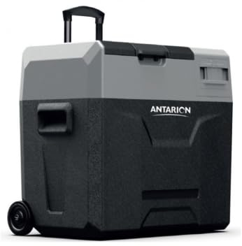 ANTARION Glacière à Compression + Batterie 12/24V/230V - 50L - Camping-Car