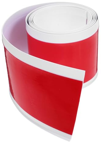 Holibanna Zócalo De Pvc Flexible Adhesivo Moldura Para Pared y Suelo De Longitud Para Cocina y Baño Resistente Al Agua y Fácil De Instalar