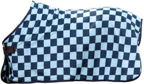 HKM Henni- für Shettys Abschwitzdecke, Dunkelblau/Blau, 75