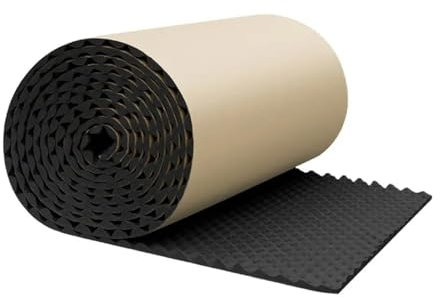 Coussin Isolant Tapis D'isolation Phonique pour Voiture, Imperméable, Isolation Intérieur, 200 X 50 X 1 Cm(100x50x1cm)