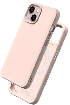 RhinoShield Coque SolidX avec MagSafe pour iPhone 15 | Fixation magnétique renforcée, dépasse les normes militaires, absorption des chocs, coins protégés, fine et légère