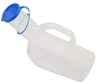 COLLBATH Large Capacity Urinal Pot Plastic Urinal Bottle with Scale Ergonomic Design for Men Elderly Bedridden Patients Portable Practical for Home and Travel