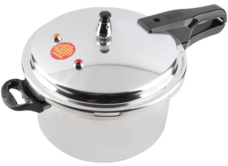 CHICIRIS Pentola a pressione, pentola a pressione di grande capacità in lega di alluminio con funzioni di sicurezza per cucinare e conservare (22 CM/5L)