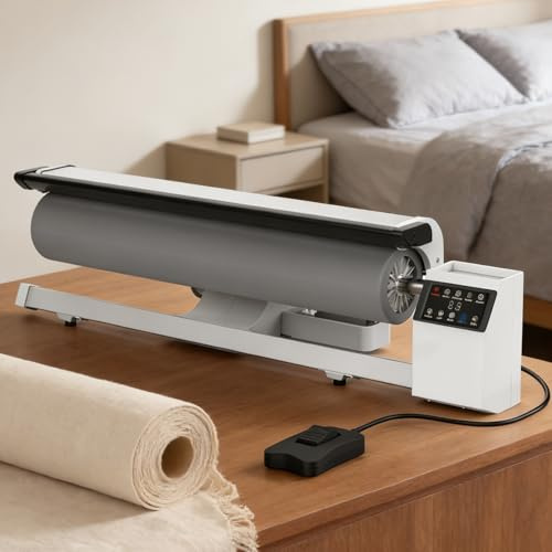 Macchina Da Stiro a Vapore Rotante Da 2950 W, Pressa Per Ferro a Rullo Commerciale, Controllo Touchscreen/pedale, Grande Capacità D'acqua Da 2 Litri, Efficiente Ferro Da Stiro a Vapore a Rullo Rotante