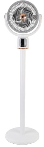 Matybobe Ventilador de Pie Oscilante, Fuerte Circulación de Aire, Ventilador Pie Ajustable con Temporizador para Interior, Dormitorio, Sala Estar