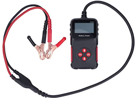 AKLOSIPY Probador de Batería de Automóvil Analizador de 12 V para de Carga Automática, Admite 100-2000 CCA para Camiones, SUV, Motocicletas y Más