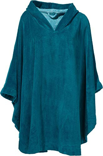 Erwin Müller Damen - Herren - Surf-Poncho - mit Kapuze - Badetuch - Umkleide-Hilfe - Velours-Frottier Velours