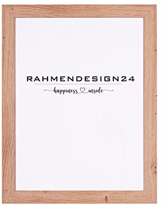 Rahmendesign24 Bilderrahmen Tokio 60x60 EICHE NATUR Fotorahmen, Wechselrahmen, Posterrahmen, Puzzlerahmen, Rahmen