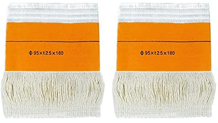 ARMARD Docht für Petroleumofen für Innenräume, 95xt2.5x180mm Kerosin Heizung Ersatz Dochte für Camping Zeltheizung Kochen Petroleum Ofen, Fiberglas Runde Baumwolle (Farbe : 2pcs)