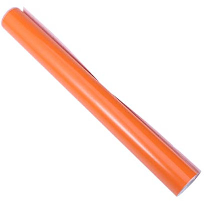 VILLCASE Autoaufkleberfolie PVC Leicht Abziehbar Ohne Blasen Leuchtend Orange Für Oberflächen