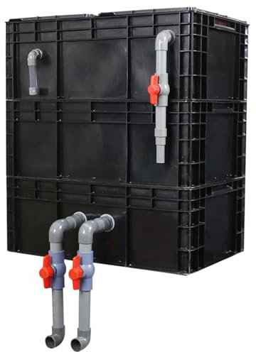 Filtri Per Acquari, Kit Filtro Grande Per Acquario, Stagni, Acquario, 2/3/4 Livelli Scatola Filtro Esterna Per Ciclo Acquario, Filtro Per Acquario Con Scatola Del Fatturato(23.62x15.75x25.98in/60x40x6