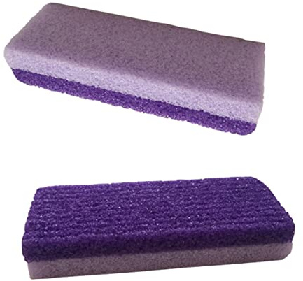 Healeved Exfoliante para Pedicura 3 Piezas Piedra Pómez para Pies Púrpura Ligera para Eliminar Piel Muerta y Callos Cuidado Profesional de Pies