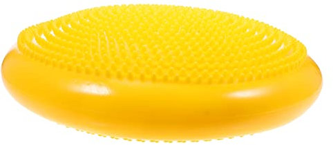 GAROZATION Wobble Seat Kissen Aufblasbar Extra Dicke Balance Disc Mit Handpumpe Ergonomisch Für Rumpfstärkung Haltungskorrektur Rückenschmerzen Linderung Inkl Fußmassage Und Vielseitigem