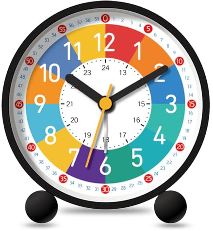 Sunshine Smile Despertador Infantil, Réveil Educativo Jour/Nuit, Máquina Sonora