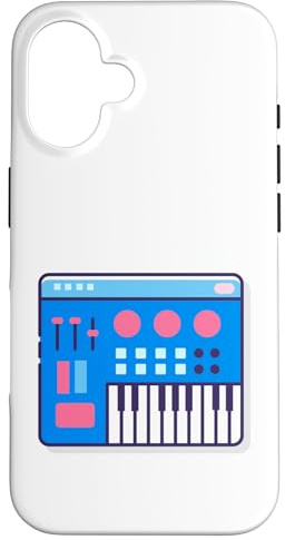 Controller tastiera MIDI - Sintetizzatore Retro Custodia per iPhone 16