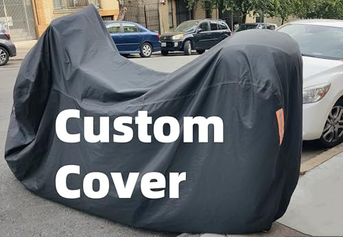 Custom-Sized Motorcycle Cover, Bespoke Waterproof Car RV Trailer Vehicle Cover, Tailored Rustproof Boat Motorbike Camper Van Protector, Cut to Fit Heavy-Duty UV Protection Non-Standard Patio Furniture