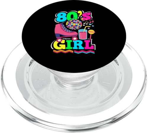 Skate à roulettes rétro Boombox Vintage Retour aux années 80 pour Fille PopSockets PopGrip pour MagSafe