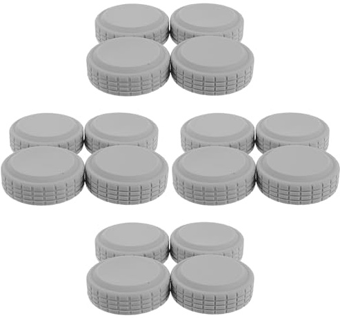 CTIRCHIU Coperture per Ruote Valigia in Silicone 16 Pezzi Protezione Anti-vibrazione e Polvere per Ruote da 5-6 Cm per Viaggi Vari