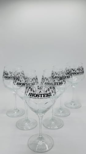 LOT 6 VERRE BIERE FLANDRE 33 CL NEUF, MODELE ANOST VAP
