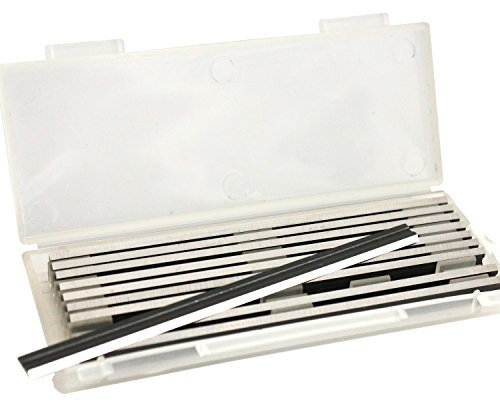 10 Stück HSS Wendemesser/Hobelmesser für Elektrohobel/Hobel Bosch GHO 100 / GHO 14,4 V/GHO 20-82