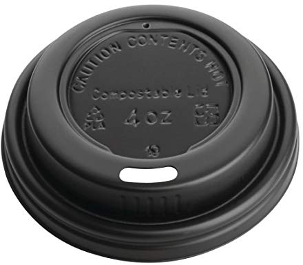 Fiesta Green DY983 Compostable Espresso Cup Lids 113ml / 4oz (Pack of 1000)