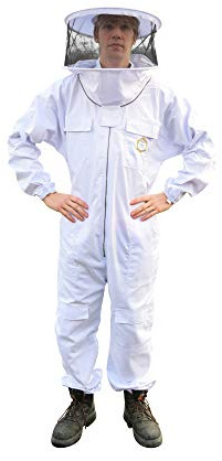 Apiary Additions Imkeranzug mit rundem Schleier und Metallreißverschluss (3XL)