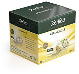 ZenTea Infusión de Manzanilla , estuche 15 pirámides Premium