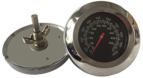 Chesoon Termometro da Cucina Misure da 50 a 500 ℃ o da 100 a 1000 ℉ con Quadrante Grande Adatto per Tostapane Affumicatore Barbecue