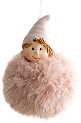 Weihnachten Engel hängende Ornamente Weihnachtsbaum Anhänger Home Weihnachtsdekoration Mädchen Geburtstag Party Decor Fernbedienungshalter Bett (J, One Size)