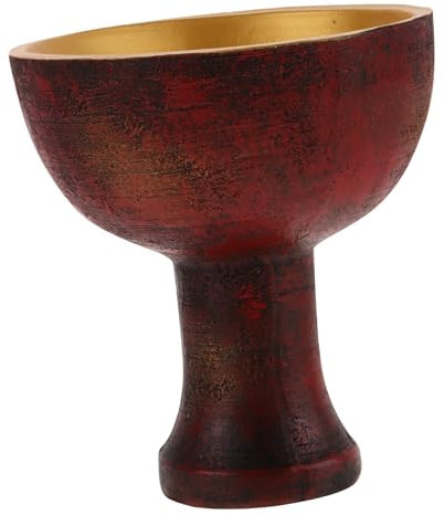 ifundom Cáliz Sagrado de Resina, Adorno Religioso Retro y Solemne para Ceremonias y Ofrendas Familiares, Fácil de Colocar y Decorar