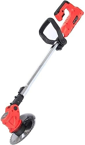 NAKEAH Battery Grass Cutter,Household Electric Lawn Mower, Outdoor Small Portable Rechargeable Weeder, Multifunctional Garden Pruning (Size : 24V/4.0Ah)