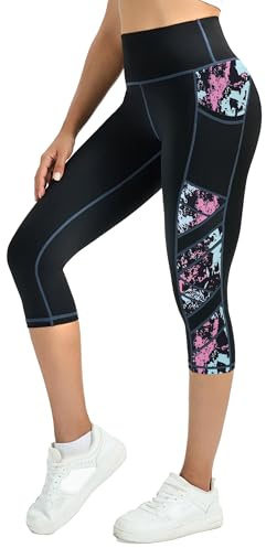 High Waist Sport Leggings Damen Mit Taschen Blickdicht Atmungsaktiv Größe Geeignet Passform Für Lauf Fitness Yoga Gym, Leggins Sportleggings Laufhose Yogahose Sporthose Damen Lang Für Training Alltag