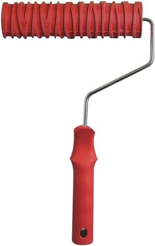 Rulli per verniciatura， Rullo per facciate， Rullo di vernice in gomma con motivo a grana da 7 pollici creativo for la casa, l'ufficio, il negozio, la decorazione delle pareti, strumenti for la pittura