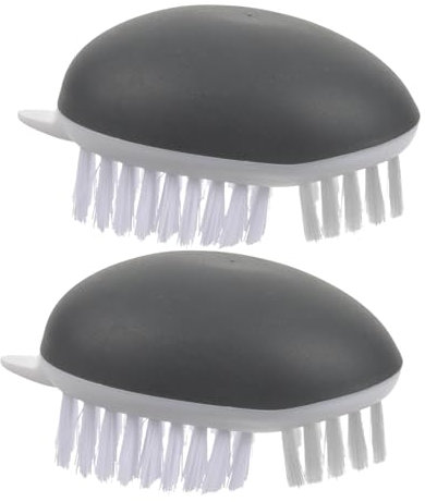 Ciieeo 2stücke Obst Gemüsebürste Mit Ergonomischem Griff Flexibler Reinigungsschrubber Für Kartoffeln Pilze Und Frisches Gemüse Langlebige Plastikbürste Für Einfache Küchenreinigung