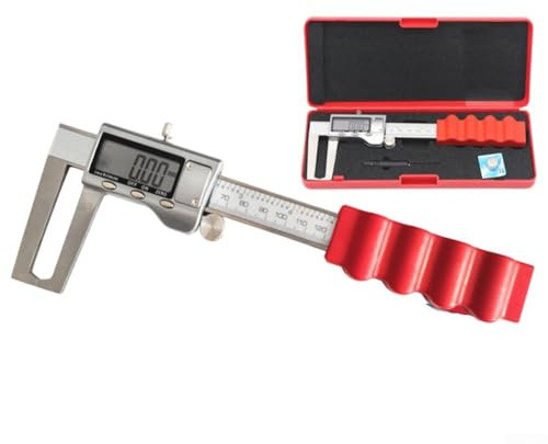 HpLive Digitaler Messschieber für Bremsscheiben, 0-150mm Messbereich, Edelstahl Dickenmessgerät, Präzisionswerkzeug für Mechaniker und Autoliebhaber