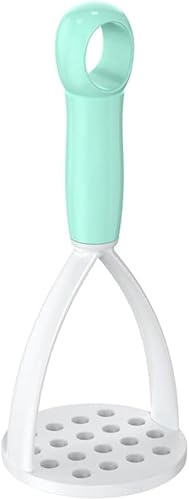 Green Manual Silicone Potato Masher, Mini Potato Masher Fruit and Vegetable Tools for Non-Stick Cookware Potato Mashers and Ricers, Cooking Utensils Masher, Potato,Ricers