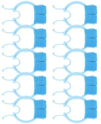 CALLARON 16 Pièces Clips Nasaux pour Entraînement Respiratoire Pulmonaire Clips Épistaxis Portables Bouchons Nasaux Confortables et Durables