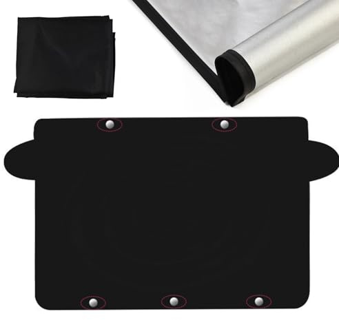 Wezalget Funda para Parabrisas de Coche para Nieve | Cubre Parabrisas magnético para Coche – Protector automotriz Resistente Plegable Impermeable con protección para Calor, Sol, Hielo, Escarcha, Uso