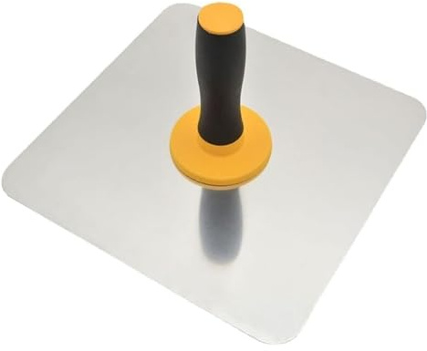 Plaque de plâtre en aluminium 30 x cm avec poignée souple, truelle plâtrage, support for plaque, outil finition